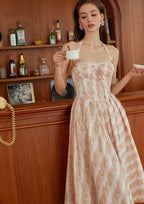 Georgia - Rose Elegant Corset Dress for Women