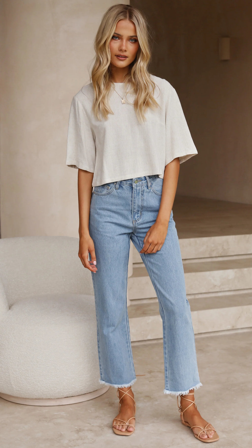 Antonia - Charlotte Natural Everyday Casual Top Women