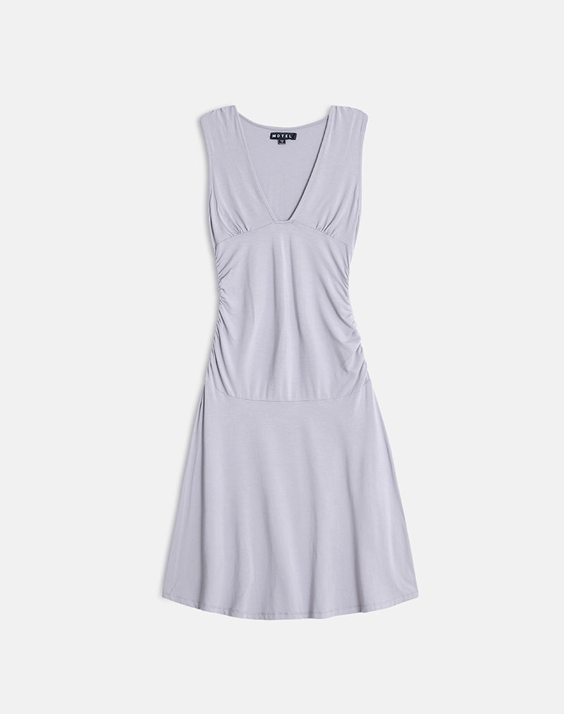 Angela - Elegant Adrenaline Tone Midi Dress Women
