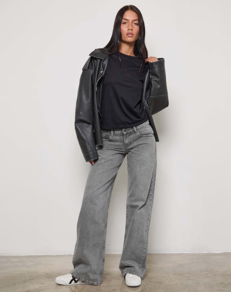 Alexandra - Low Rise Parallel Light Wash Jeans