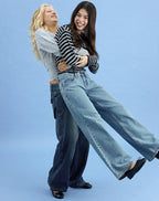 Alexandra - Low Rise Parallel Light Wash Jeans