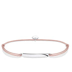 Aleah - Beige Engravable Plate Bracelet for Women
