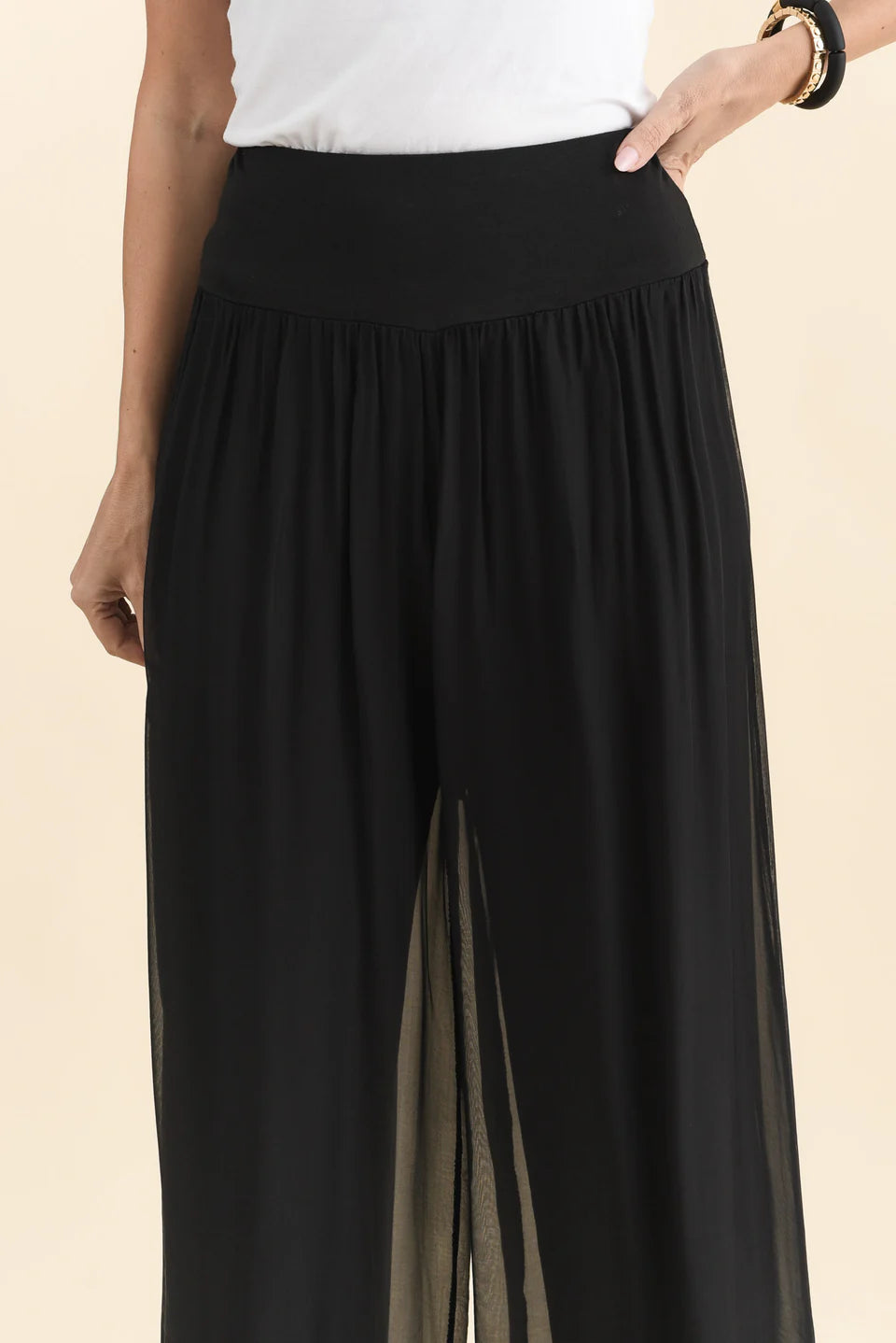 Amelia - Wide Leg Womens Elegant Casual Pants