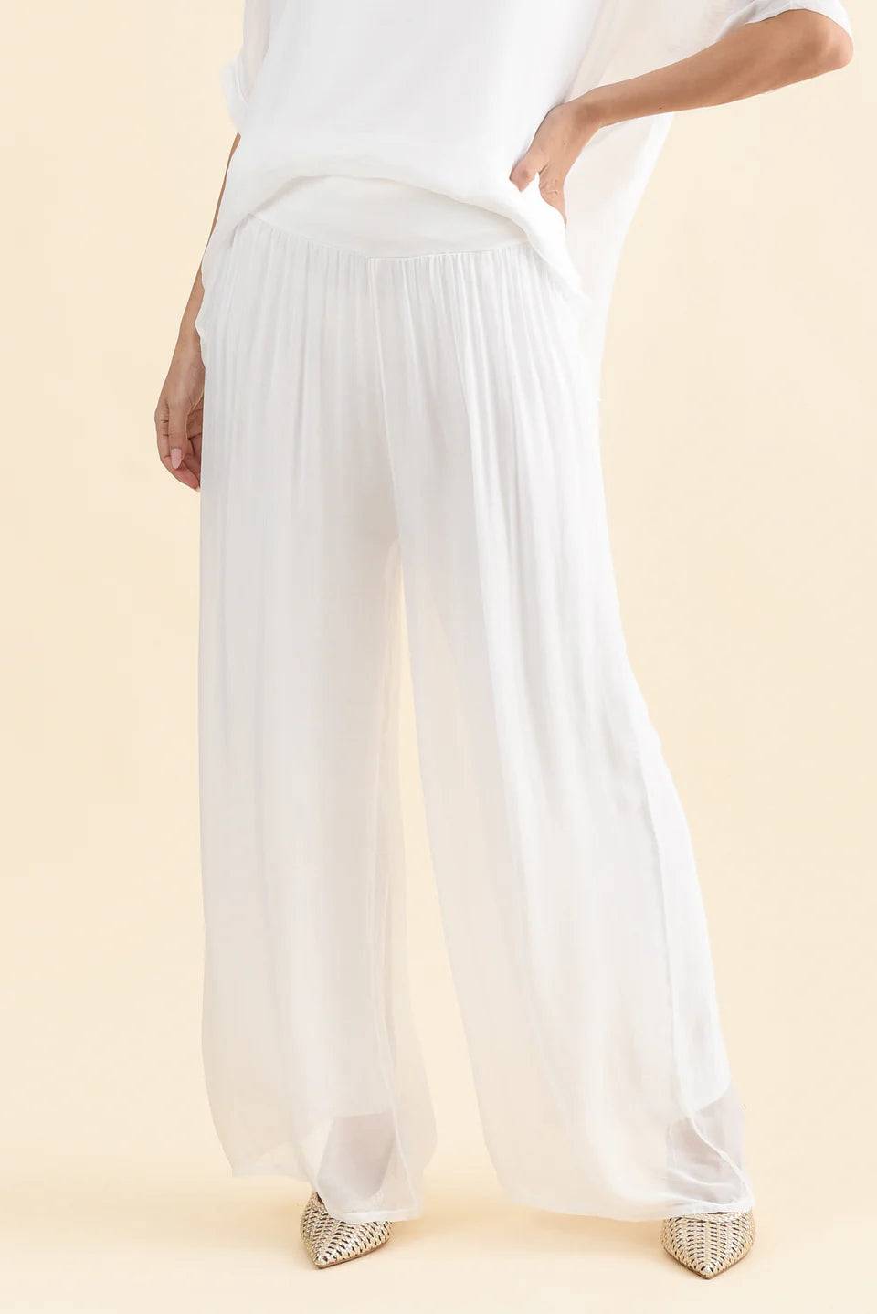 Amelia - Wide Leg Womens Elegant Casual Pants
