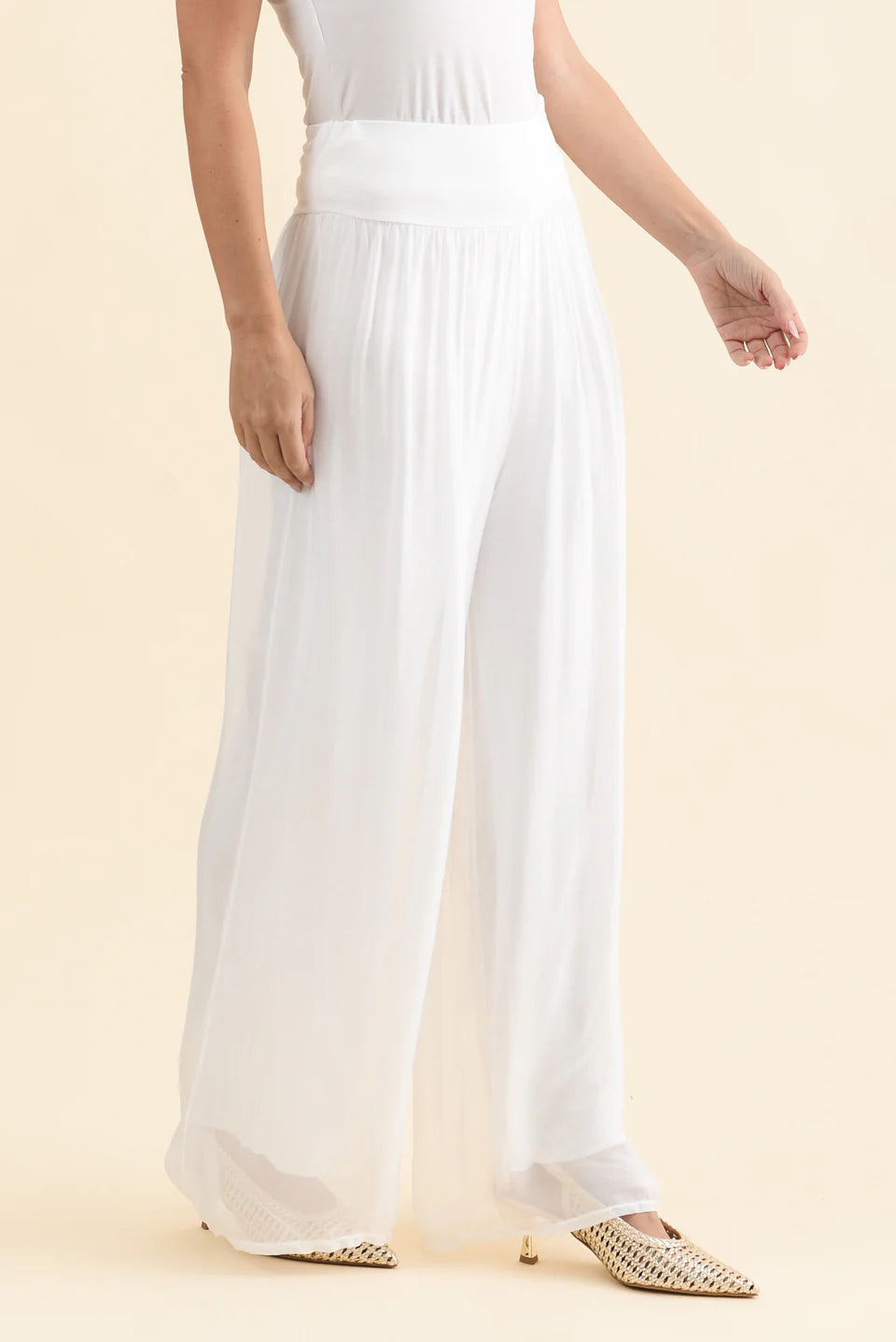 Amelia - Wide Leg Womens Elegant Casual Pants