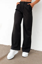 Anjali - Elegant Stripe Wide Leg Pants for Women