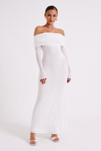 Caitlin - Off Shoulder Elegant Maxi Dress