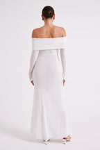 Caitlin - Off Shoulder Elegant Maxi Dress