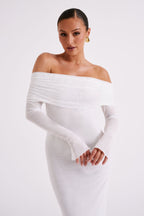 Caitlin - Off Shoulder Elegant Maxi Dress