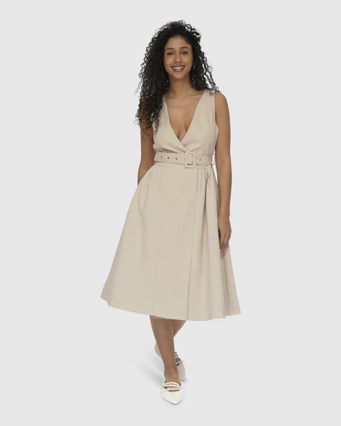 Olivia - Independence Midi Dress Elegant Womens Style