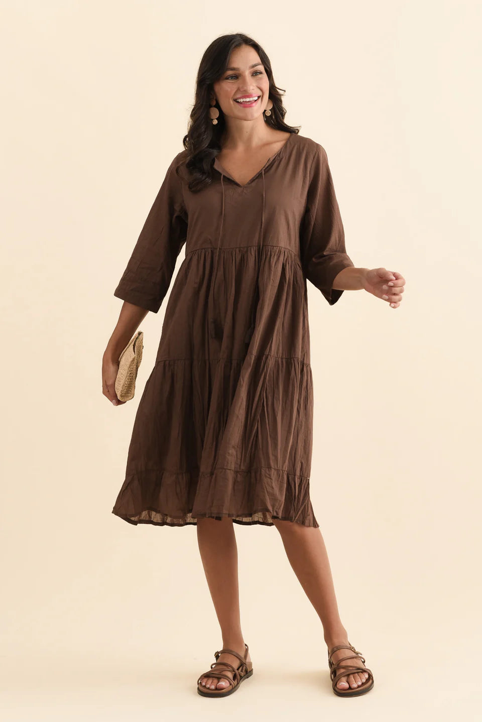 Olivia - Independence Midi Dress Elegant Womens Style