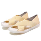 Emily - Womens Lightweight Cross Soft Sole Comfort Sandals