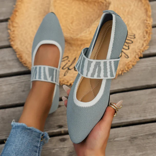 Ella - Pointed Toe Ballet Flats Everyday Comfort Style