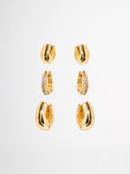 Cindy - Triple Layer Statement Earring Set
