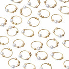 Aster - Freshwater Pearl Sleeper Earrings Women Elegant