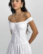 Brittany - Off Shoulder Elegant Maxi Dress