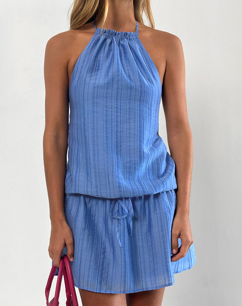 Ashleigh - Halterneck Stylish Mini Dress for Women