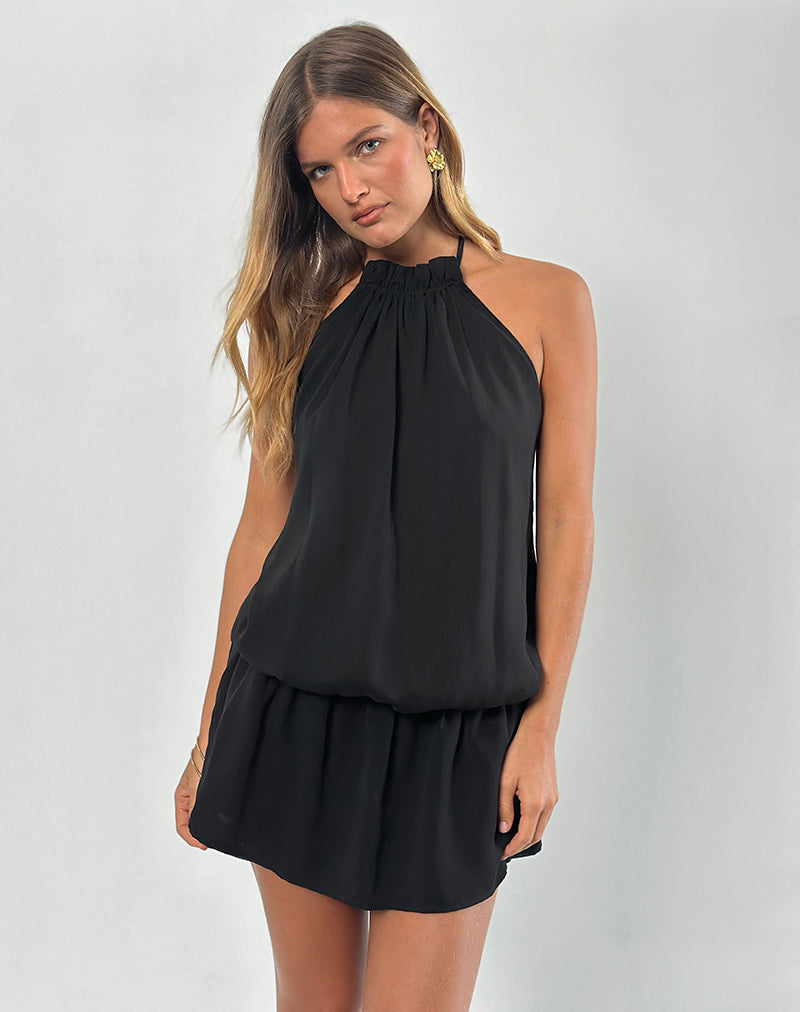 Ashleigh - Halterneck Stylish Mini Dress for Women