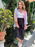 Aubrey - Black Midi Skirt Women
