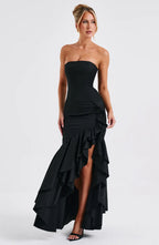 Tamsin - Black Maxi Dress Elegant Womens Style