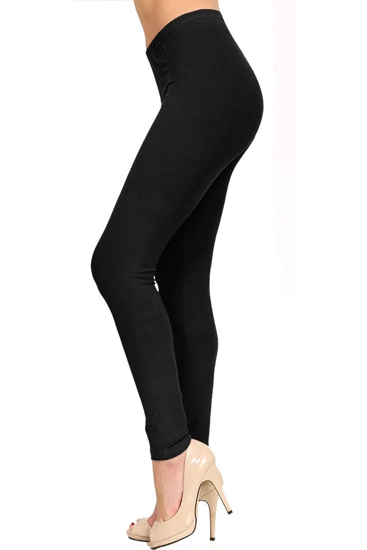 Emily - Charcoal Grey Full Length Leggings Women