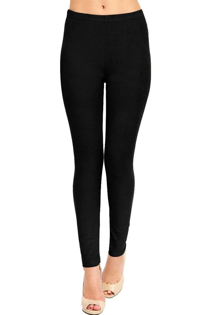 Emily - Charcoal Grey Full Length Leggings Women