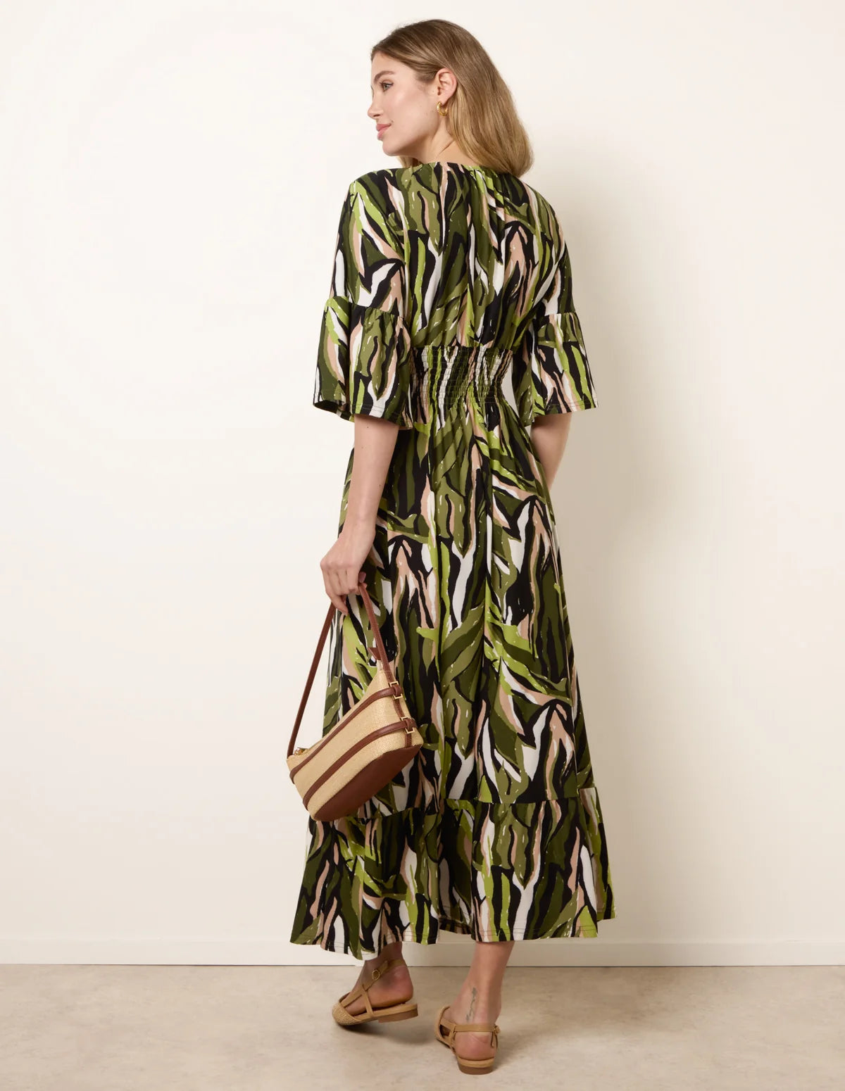Ellie - Shirred Empire Waist Women’s Dress