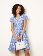 Poppy - V Neck Elegant Godet Women’s Dress