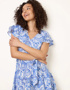 Poppy - V Neck Elegant Godet Women’s Dress
