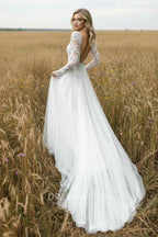 Olivia - Elegant Lace Mermaid Wedding Dress