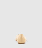 Rose - Beige Cap Toe Women’s Ballet Flats