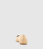 Rose - Beige Cap Toe Women’s Ballet Flats