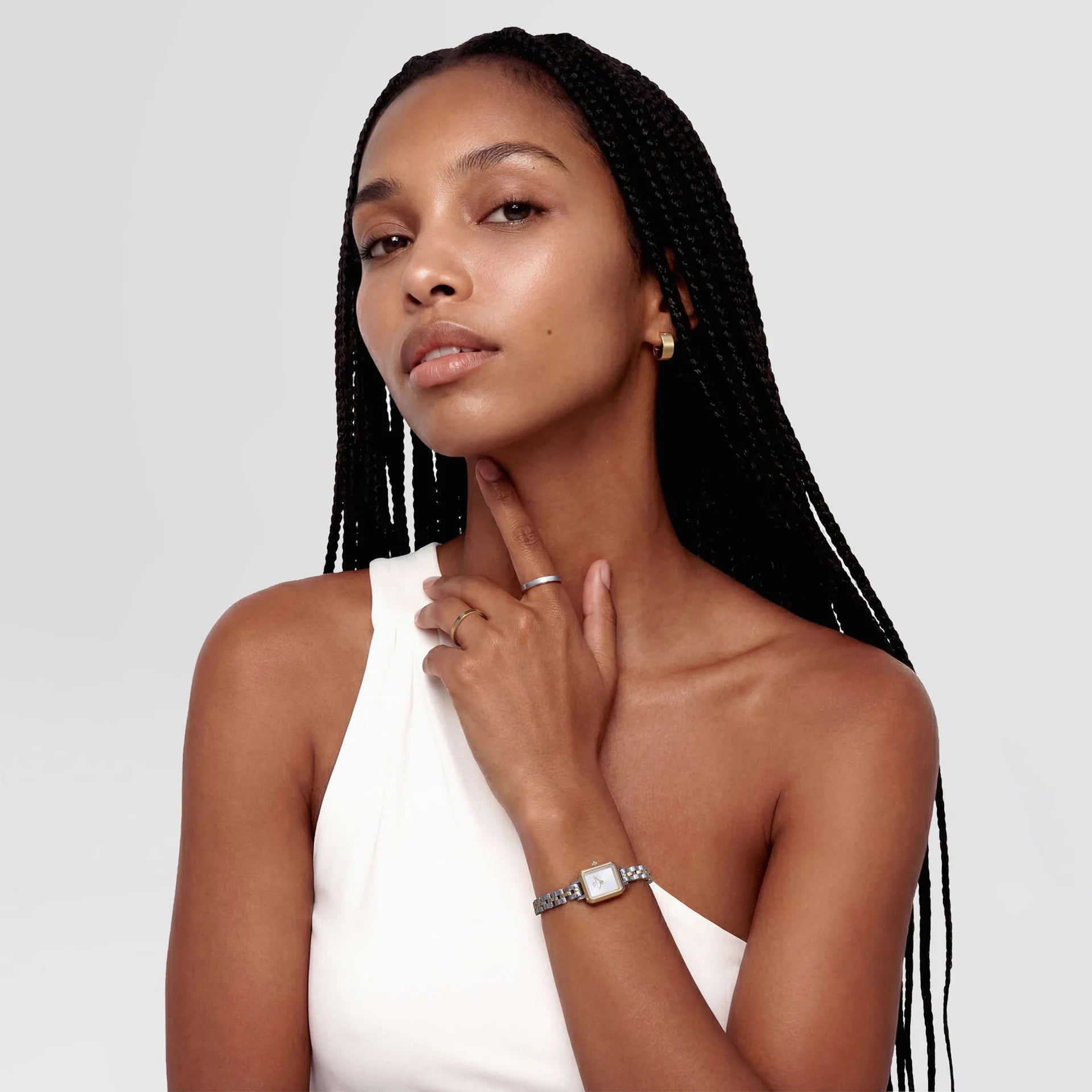 Alexis - Polished Line Earrings Elegant Everyday Jewelry