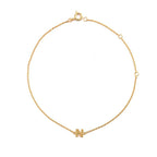 Athena - Initial Plain Minimal Bracelet Women Everyday