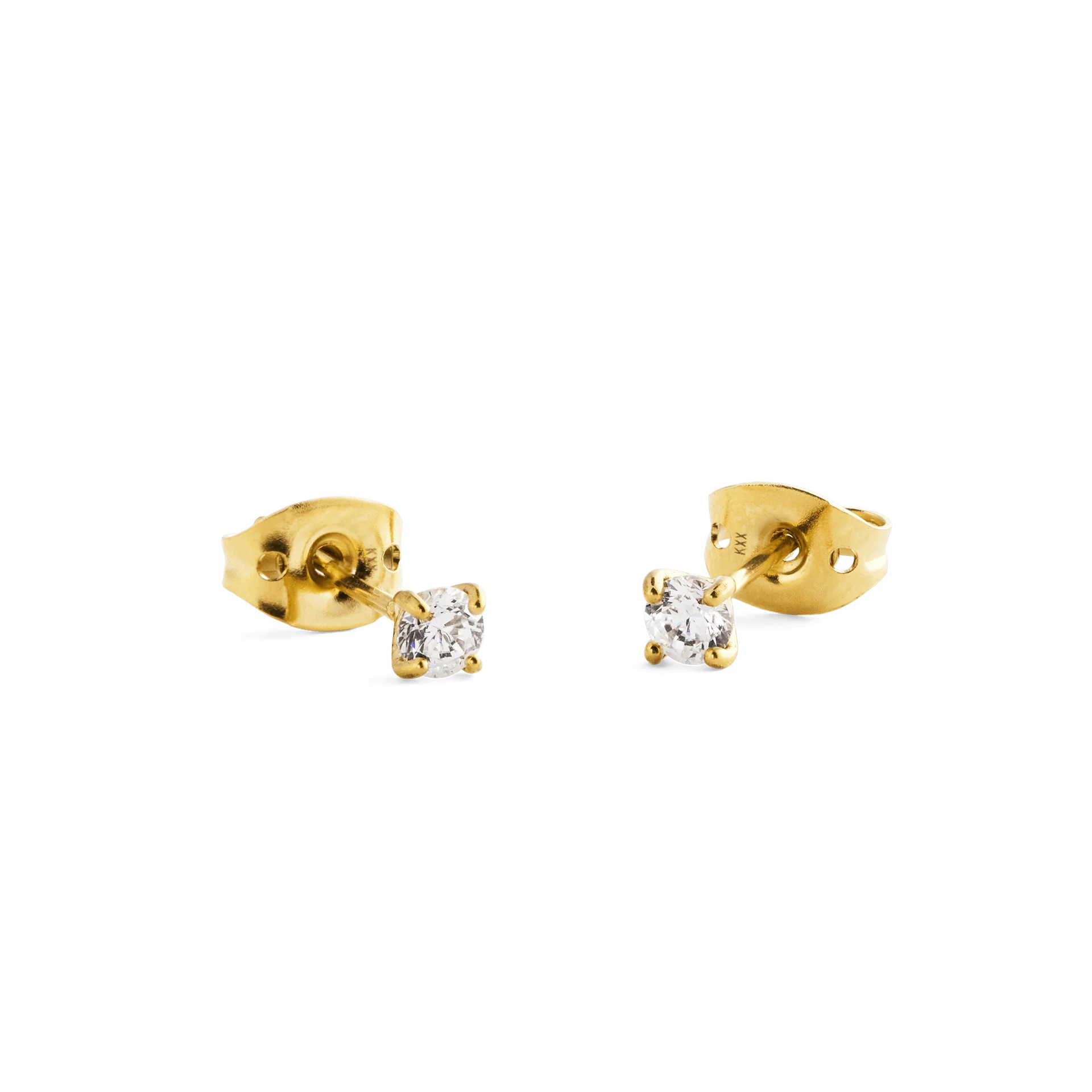 Jasmine - Solitaire Stud Earrings Elegant Everyday Jewelry