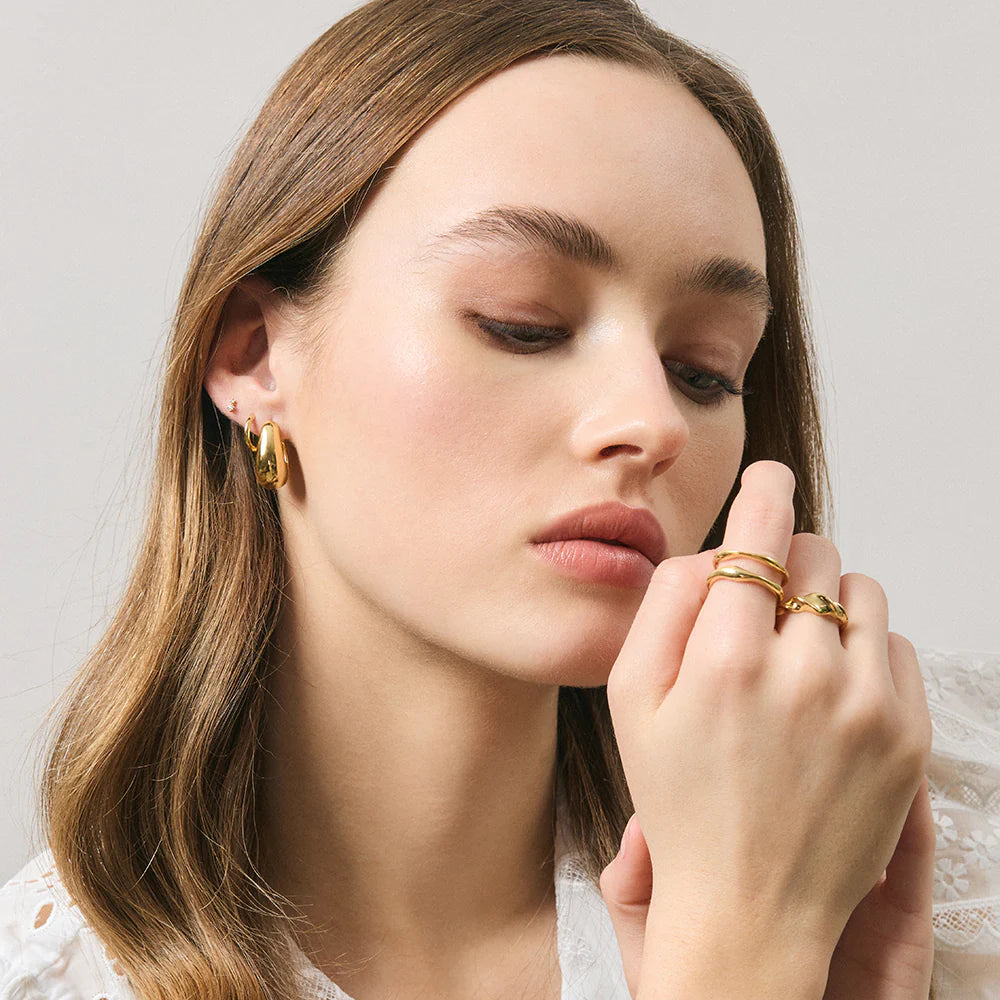 Amelie - Odessa Gold Hoop Earrings for Women