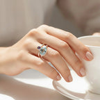 Lucy - Birthstone Stacking Ring Set for Mom Women