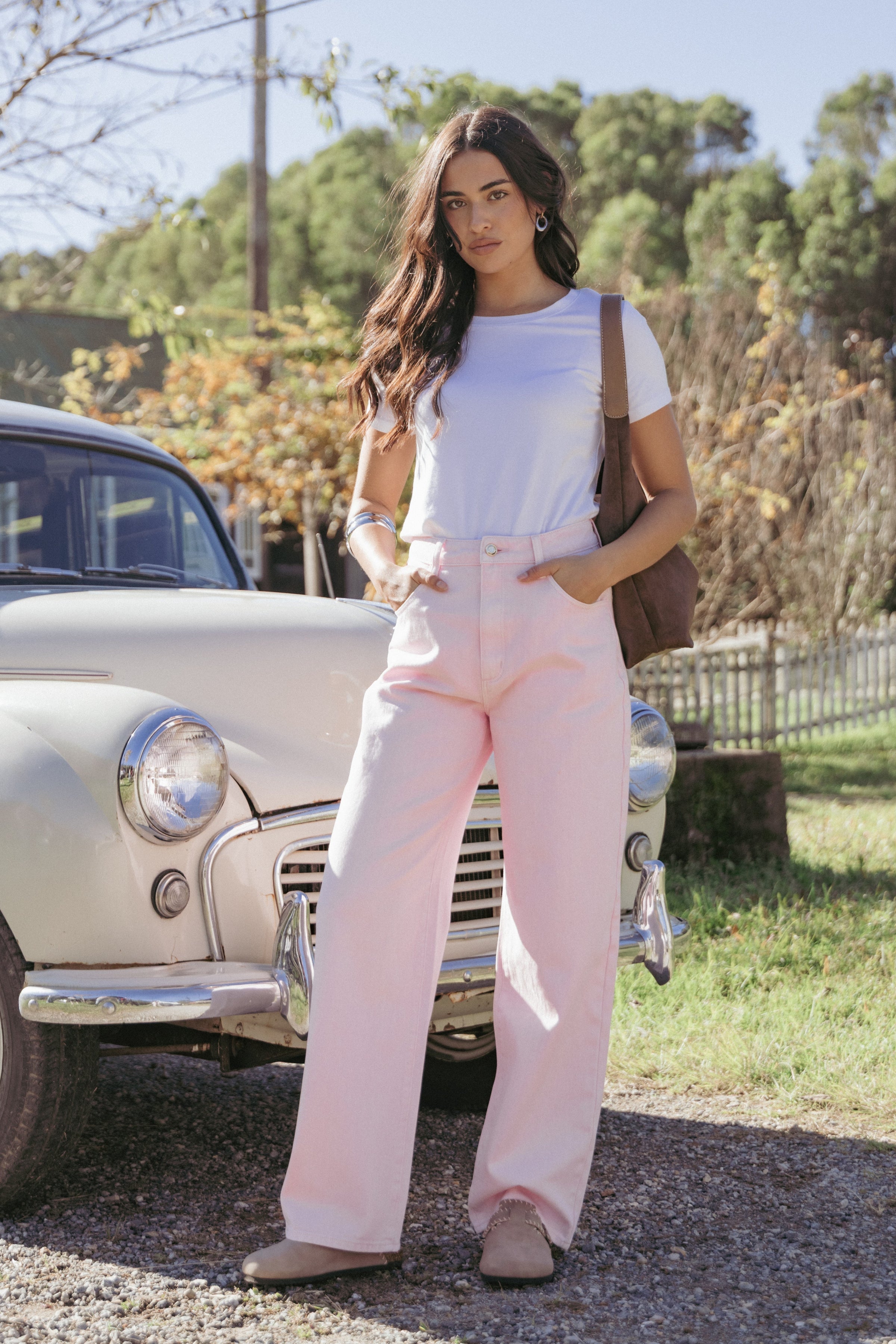 Bridget - High Waist Wide Leg Classic Jeans