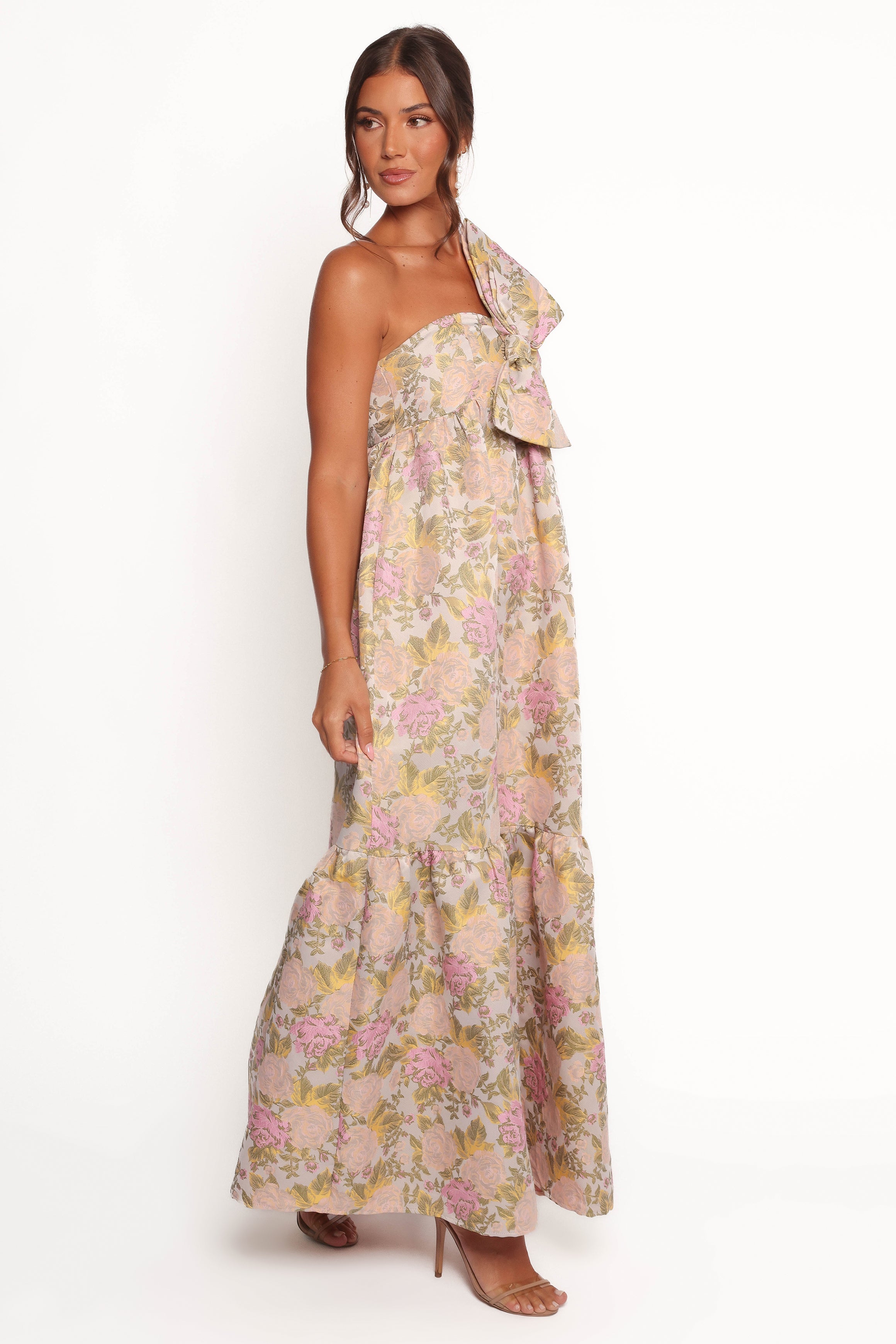Bethany - Bow Front Elegant Maxi Dress Women