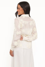 Beatrice - Elegant Button Front Casual Shirt Women