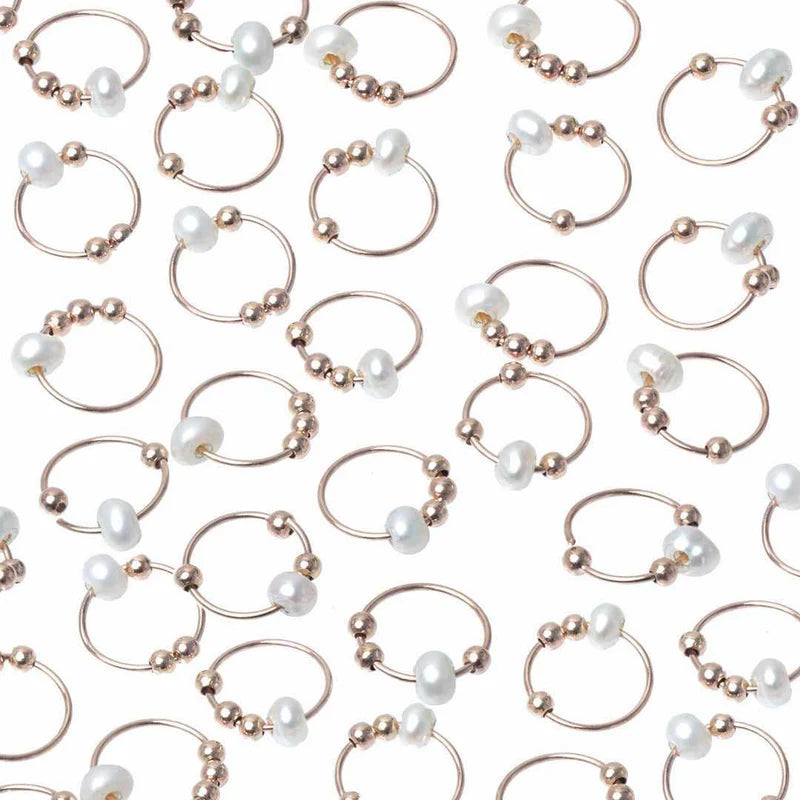 Aster - Freshwater Pearl Sleeper Earrings Women Elegant