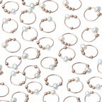 Aster - Freshwater Pearl Sleeper Earrings Women Elegant