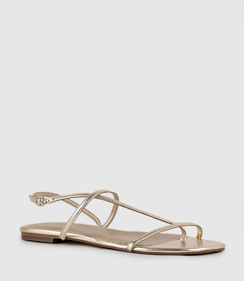 Alice - Brown Fine Strappy Women’s Sandals