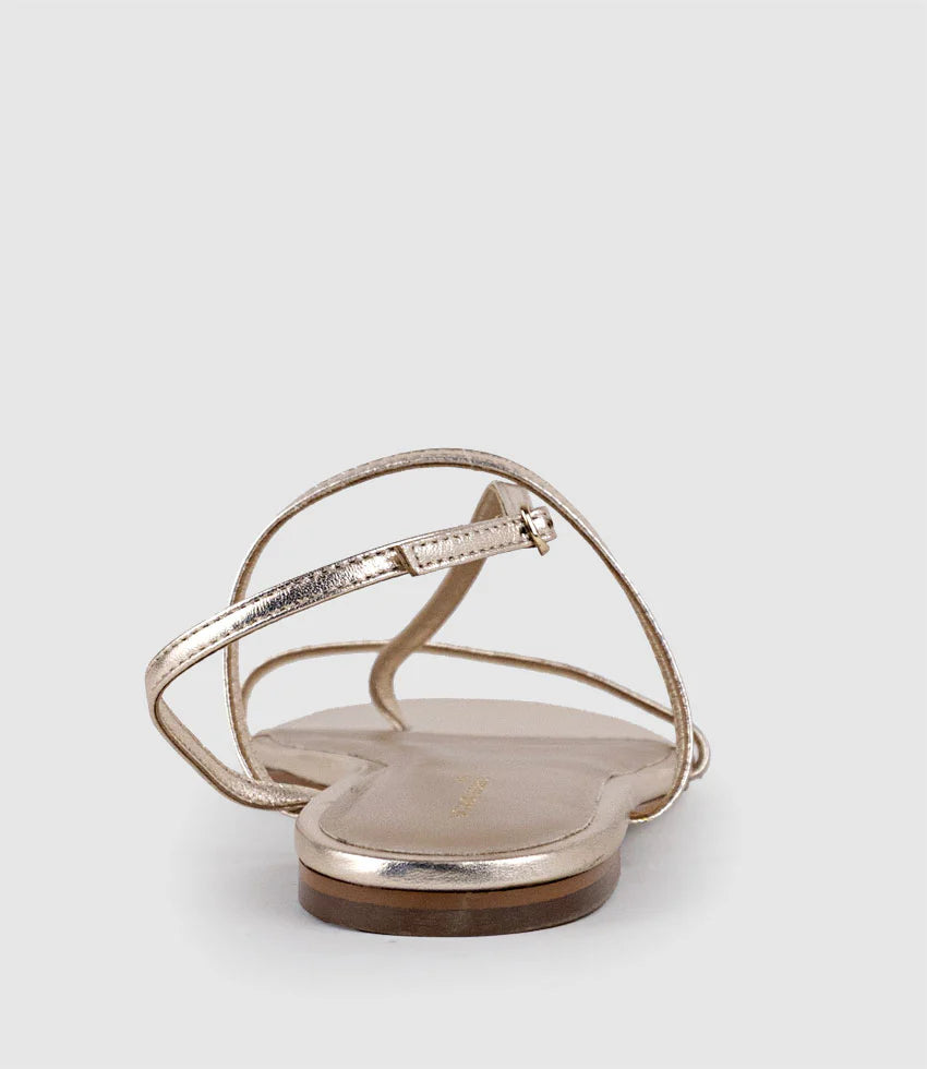 Alice - Brown Fine Strappy Women’s Sandals