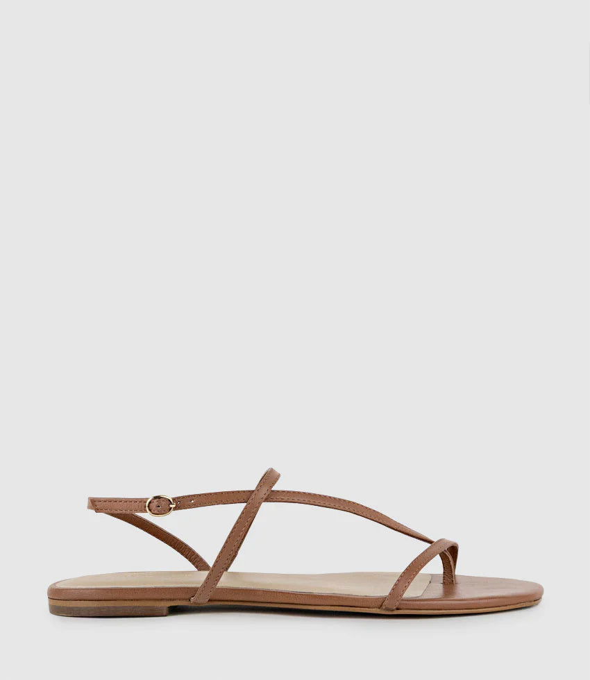 Alice - Brown Fine Strappy Women’s Sandals