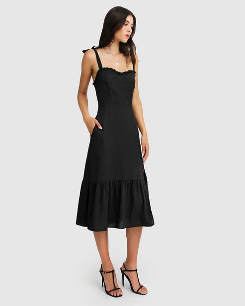 Grace - Summer Storm Elegant Midi Dress for Women