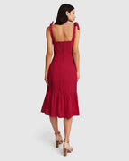 Grace - Summer Storm Elegant Midi Dress for Women