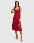 Grace - Summer Storm Elegant Midi Dress for Women