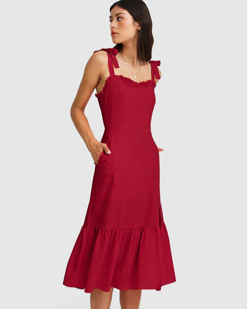Grace - Summer Storm Elegant Midi Dress for Women