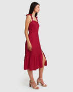 Grace - Summer Storm Elegant Midi Dress for Women